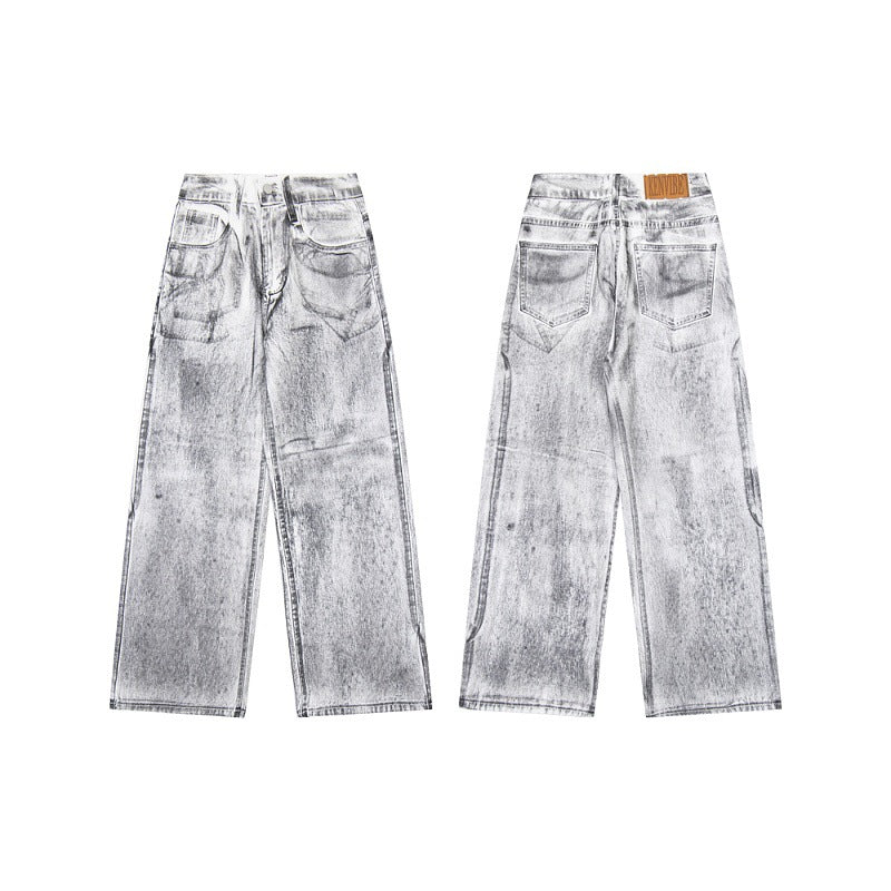 Wasteland Style White Distressed Jeans