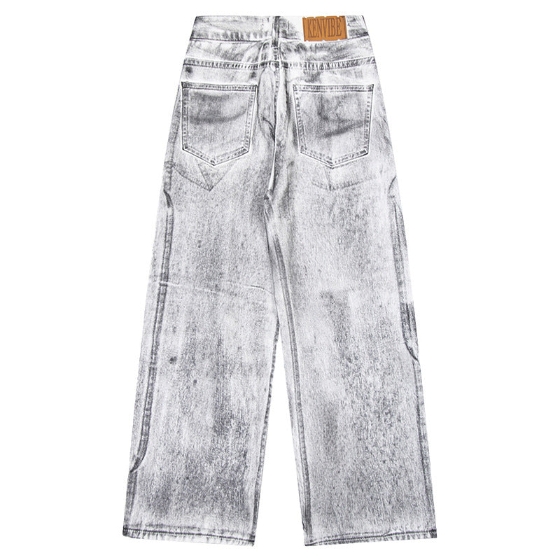 Wasteland Style White Distressed Jeans