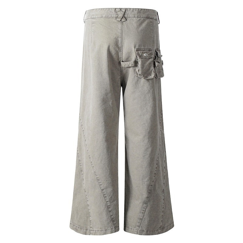 Washed Paratrooper Utility Cargo Pants