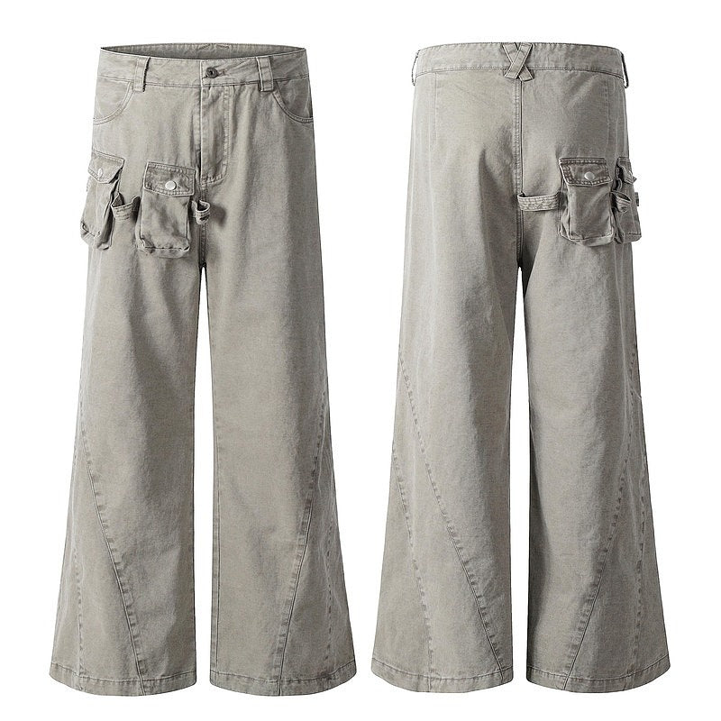Washed Paratrooper Utility Cargo Pants