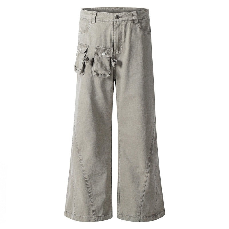 Washed Paratrooper Utility Cargo Pants