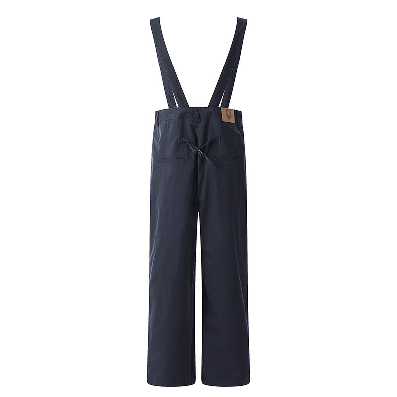 Canvas Workwear Overalls with Multi-Pocket Design